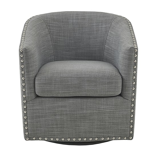 Madison Park Memo Living Room Collection Swivel Upholstered Armchair