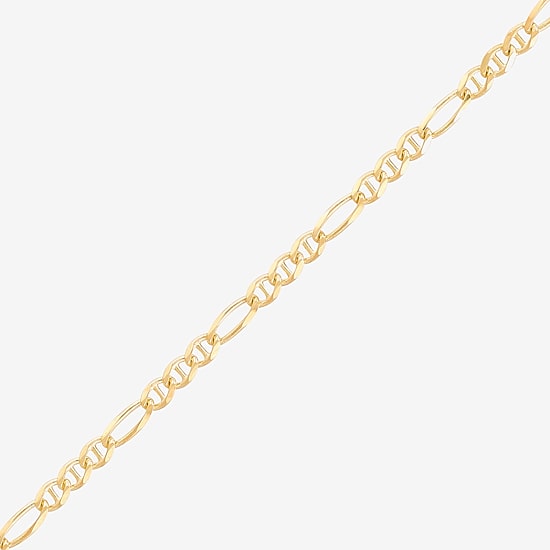 Made in Italy 14K Gold 20 Inch Figaro Chain Necklace