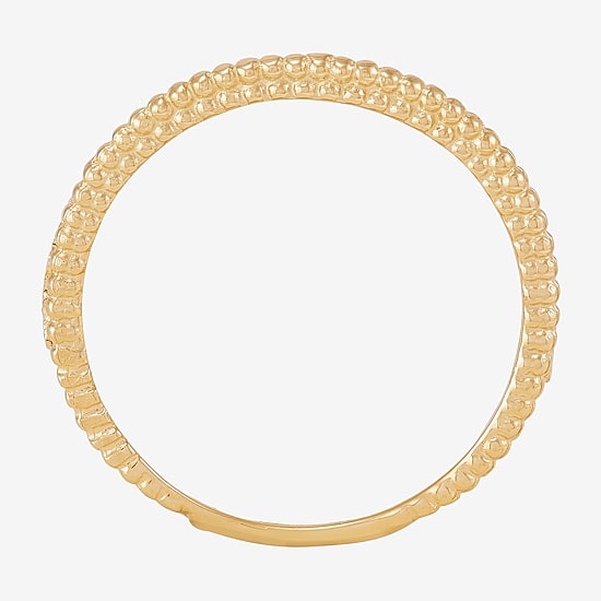 Made in Italy Womens 20.5MM 14K Gold Band