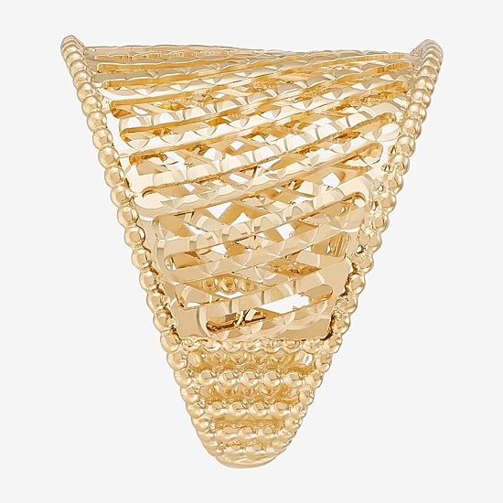 Made in Italy Womens 20.5MM 14K Gold Band