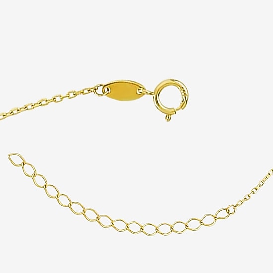 Gold Addiction Womens 10K Gold 18 Inch Link Chain Necklace