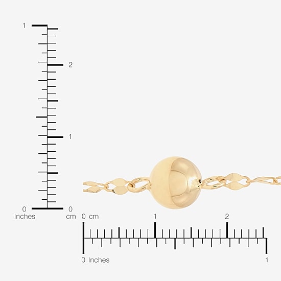 Made in Italy Womens 14K Gold 18 Inch Chain Necklace