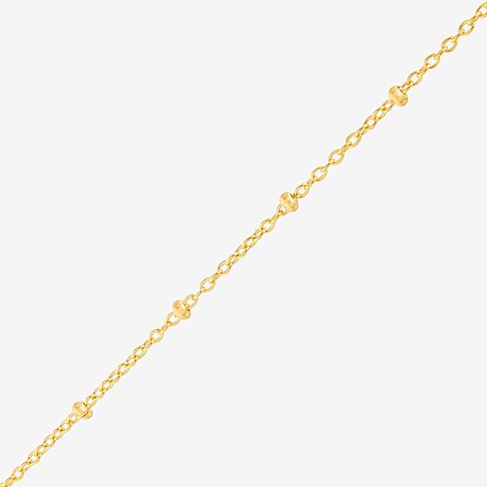 Womens 14K Gold Over Silver 2-pc. Necklace Set