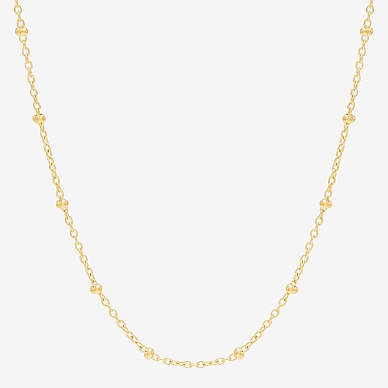 Womens 14K Gold Over Silver 2-pc. Necklace Set