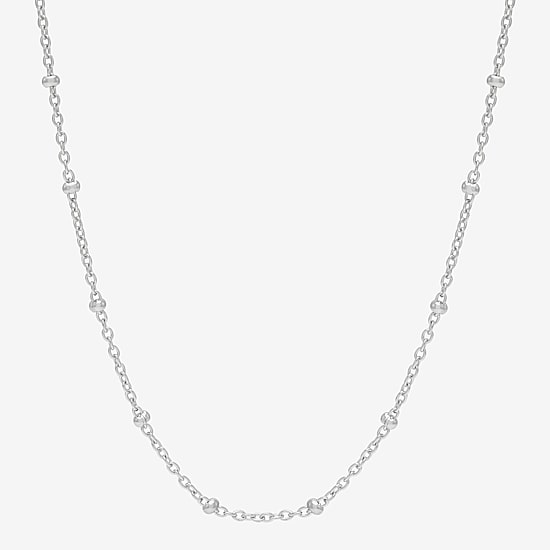 Womens Sterling Silver 2-pc. Necklace Set