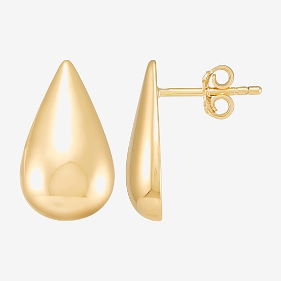 Silver Addiction Womens 14K Gold Over Silver 2 Pair Earring Set