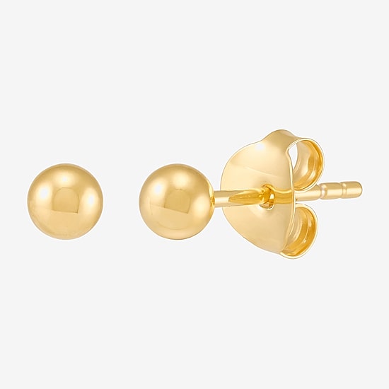 Silver Addiction Womens 14K Gold Over Silver 2 Pair Earring Set