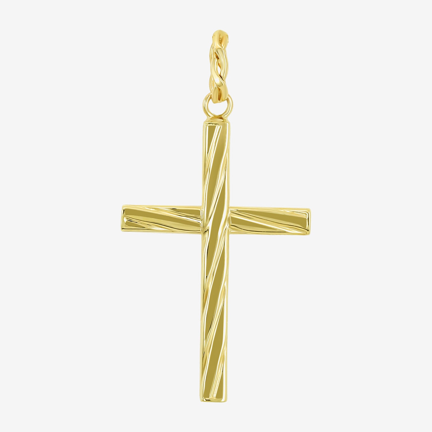 Cross Mens 10K Gold Cross Pendant