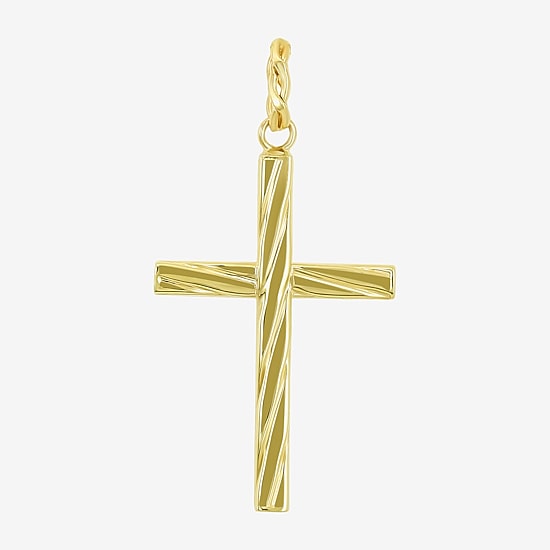 Cross Mens 10K Gold Cross Pendant