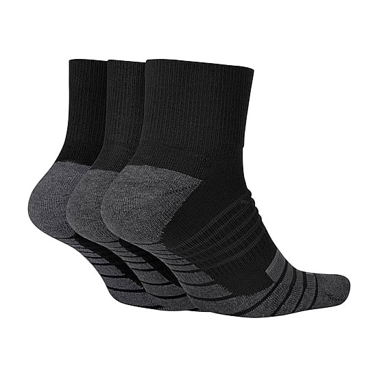 Nike Everyday Max Cushioned Unisex Adult Multi-Pack 3 Pair Quarter Ankle Socks