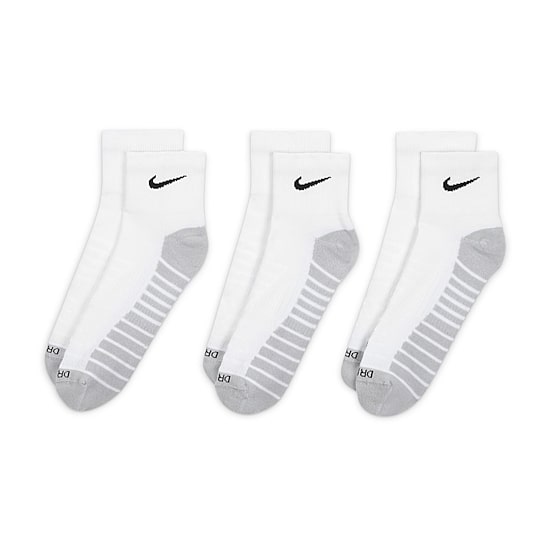 Nike Everyday Max Cushioned Unisex Adult Multi-Pack 3 Pair Quarter Ankle Socks