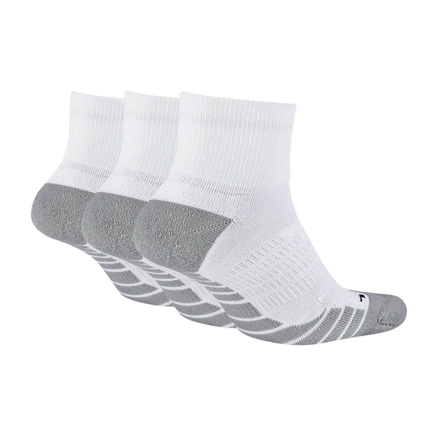 Nike Everyday Max Cushioned Unisex Adult Multi-Pack 3 Pair Quarter Ankle Socks