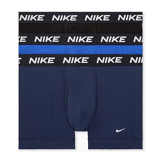 Nike All Day Cotton Stretch Mens 3 Pack Multi-Pack Stretch Fabric Trunks Ke1309-001