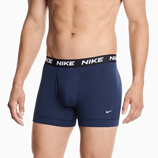 Nike All Day Cotton Stretch Mens 3 Pack Multi-Pack Stretch Fabric Trunks Ke1309-001