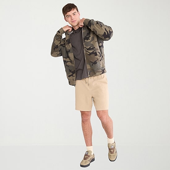 AEROPOSTALE Mens 7" Drawstring Waist Jogger Short