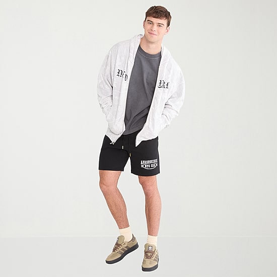 AEROPOSTALE Fleece Mens 7" Drawstring Waist Pull-On Short