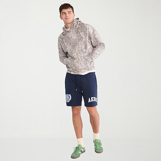 AEROPOSTALE Fleece Mens 7" Drawstring Waist Pull-On Short