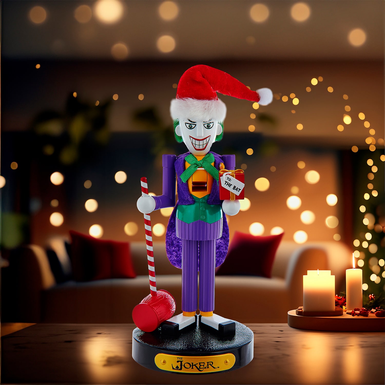 Kurt Adler 10" Dc Comics Joker Christmas Nutcracker