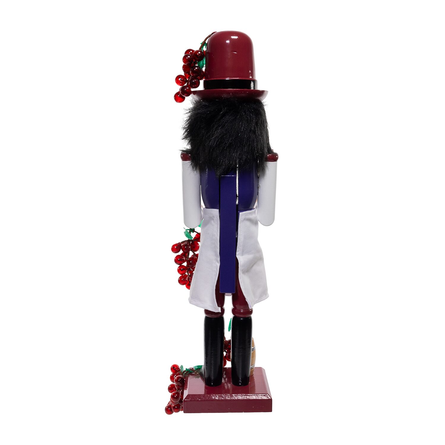 Kurt Adler 15" Wooden Wine Christmas Nutcracker