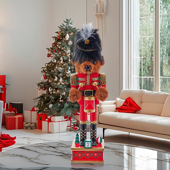 Kurt Adler 11" Teddy Bear Christmas Nutcracker