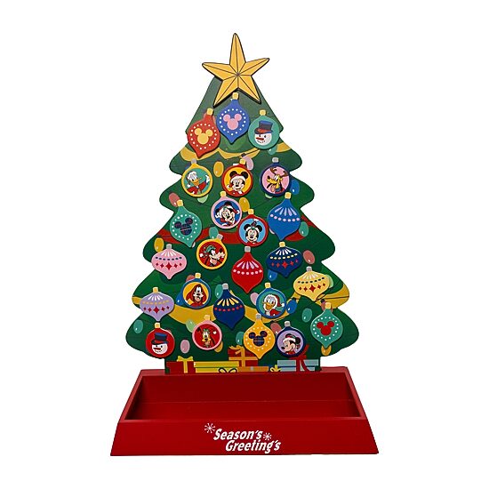 Kurt Adler 16"  Advent Tree With Magnetic Ornaments Mickey and Friends Christmas Advent Calendar