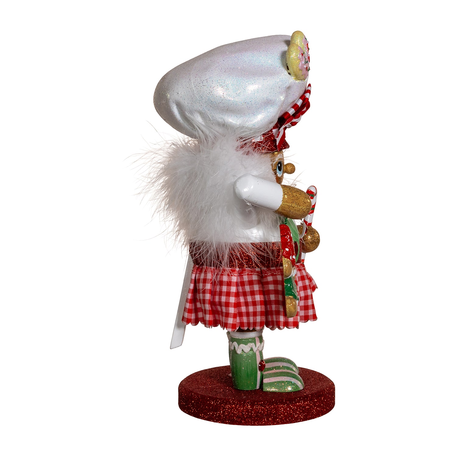 Kurt Adler 10" Hollywood Gingerbread Baker Girl Christmas Nutcracker