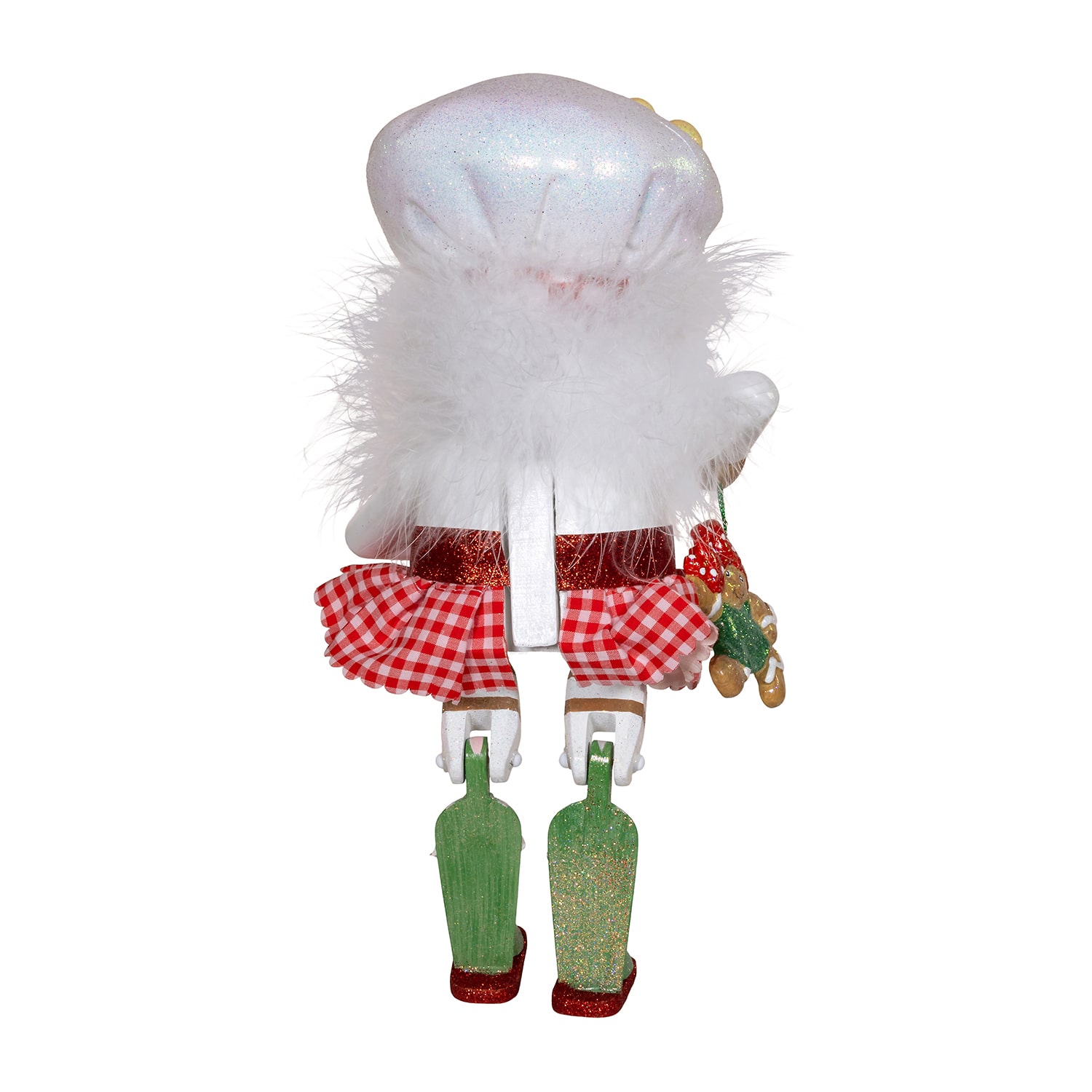 Kurt Adler 11" Hollywood Gingerbread Baker Girl Shelf Sitter Christmas Nutcracker