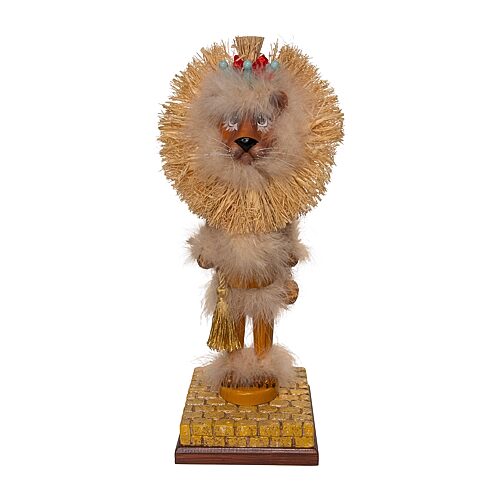 Kurt Adler 17" Hollywood Cowardly Lion Christmas Nutcracker, One Size, Yellow