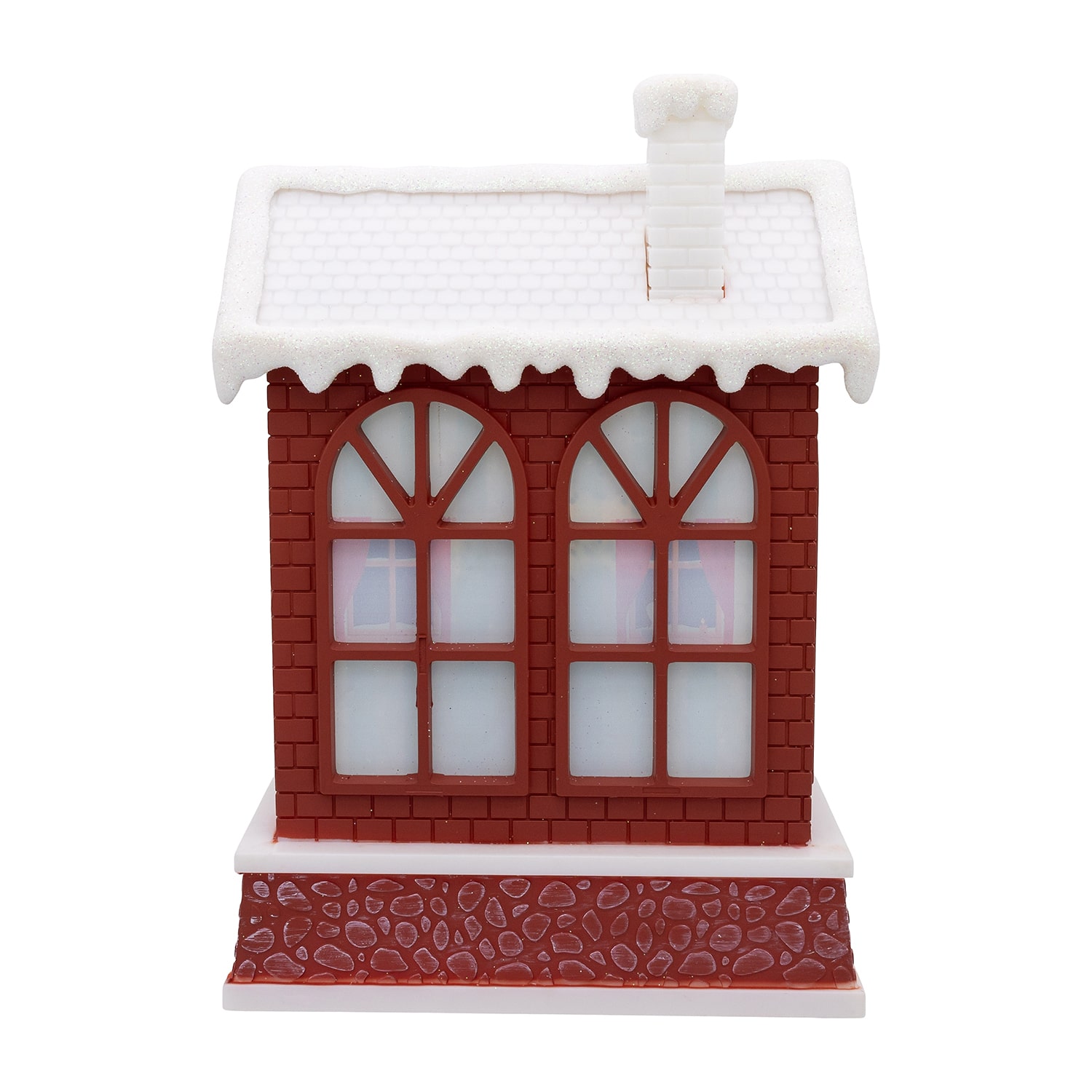 Kurt Adler 7.5" Battery Operated Light-Up Mickey Santa Lighted Mickey Mouse Christmas Tabletop Decor