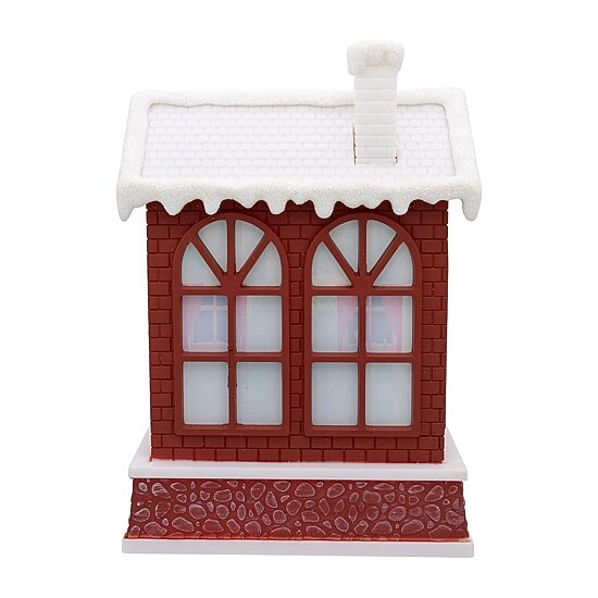 Kurt Adler 7.5" Battery Operated Light-Up Mickey Santa Lighted Mickey Mouse Christmas Tabletop Decor