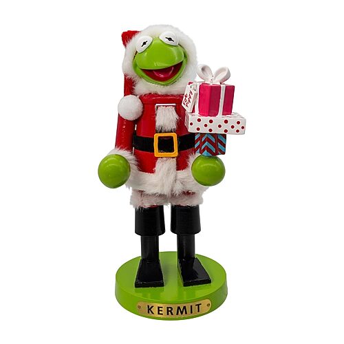 Kurt Adler 10" Kermit The Frog Christmas Nutcracker, One Size, Green