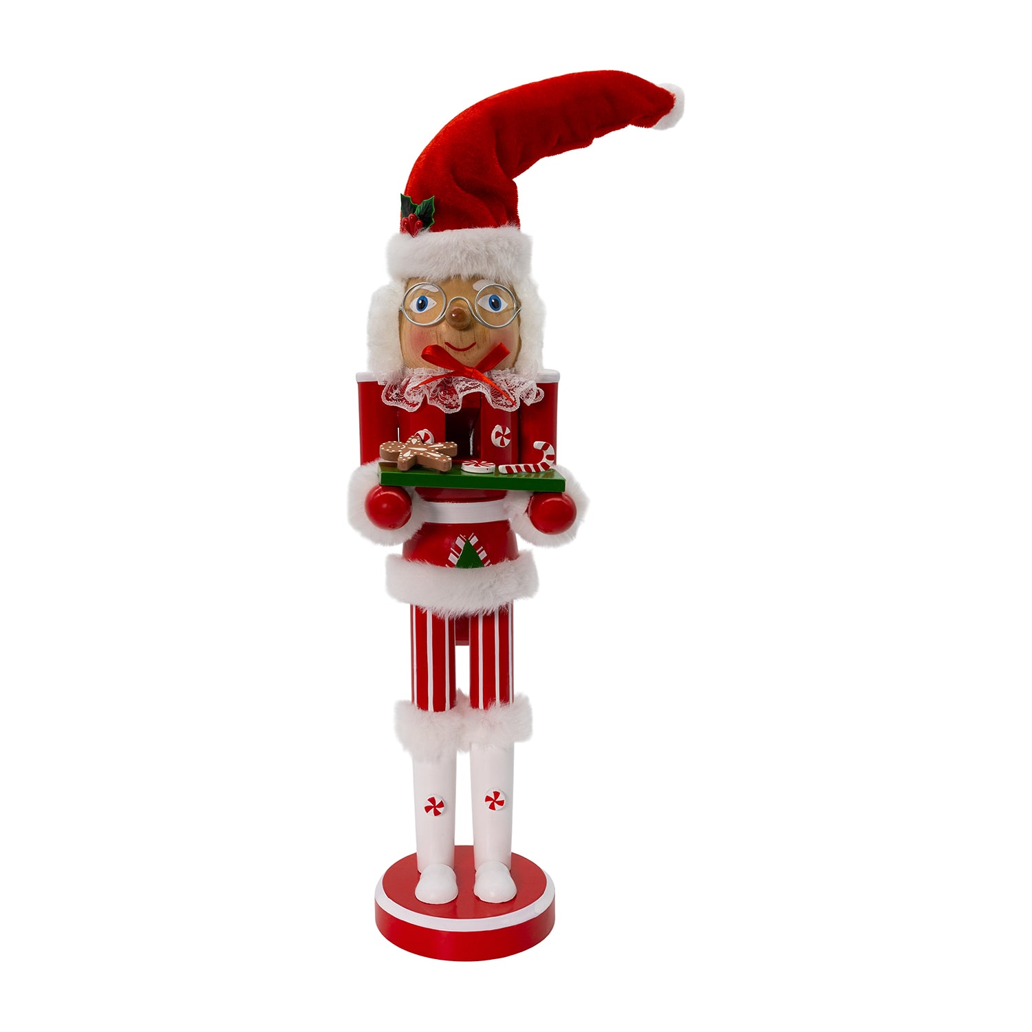 Kurt Adler 15" Wooden Mrs. Claus Christmas Nutcracker