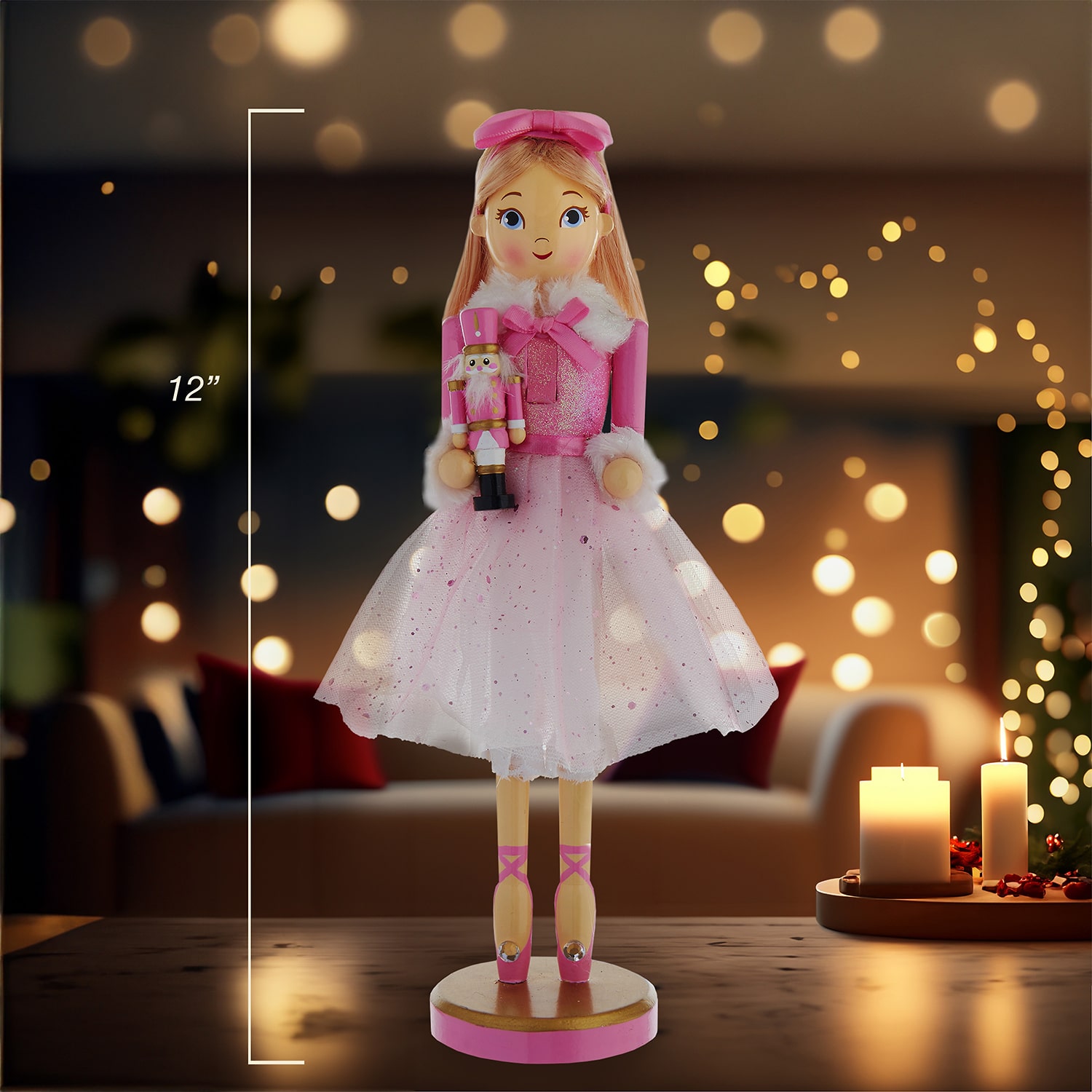Kurt Adler 12" Clara Ballerina Christmas Nutcracker