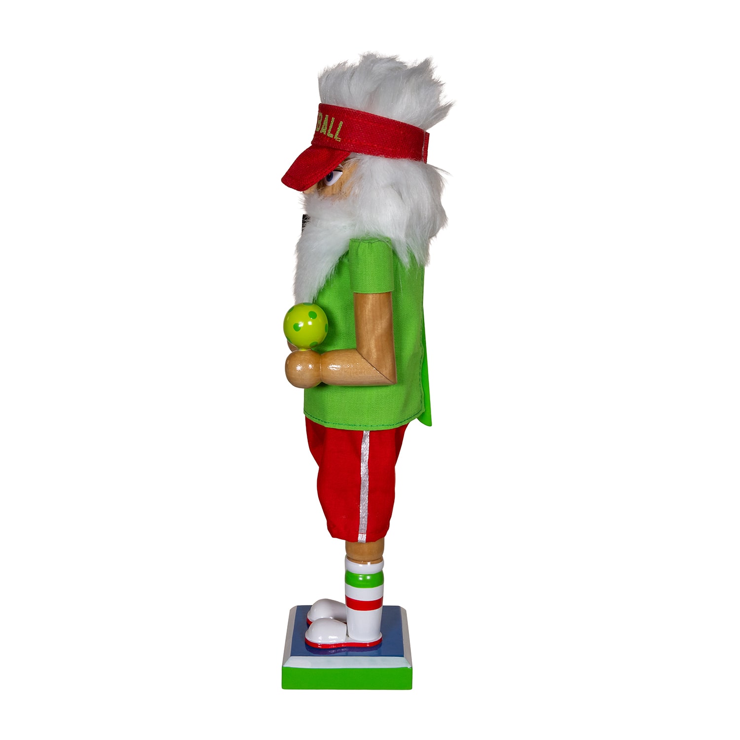 Kurt Adler 12" Wooden Pickleball Christmas Nutcracker