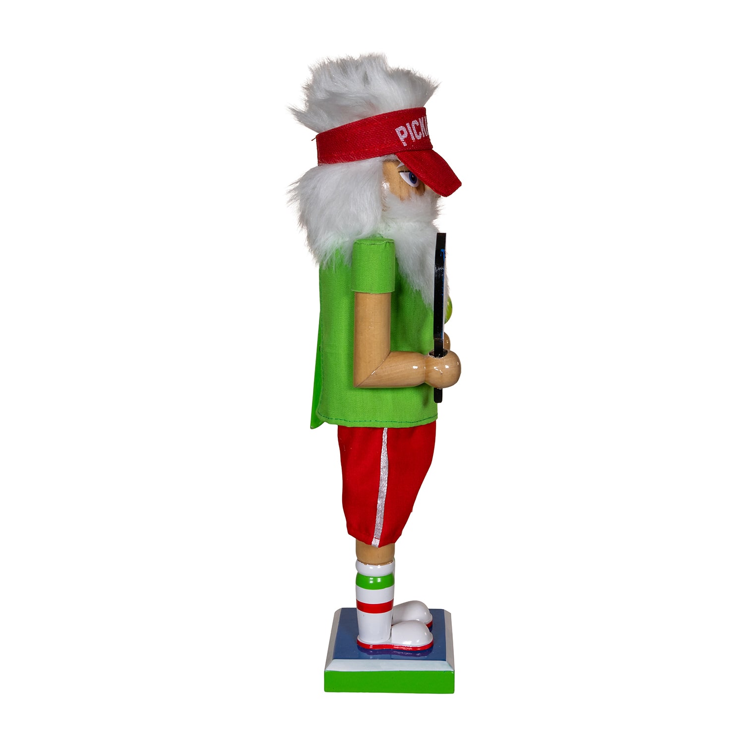Kurt Adler 12" Wooden Pickleball Christmas Nutcracker