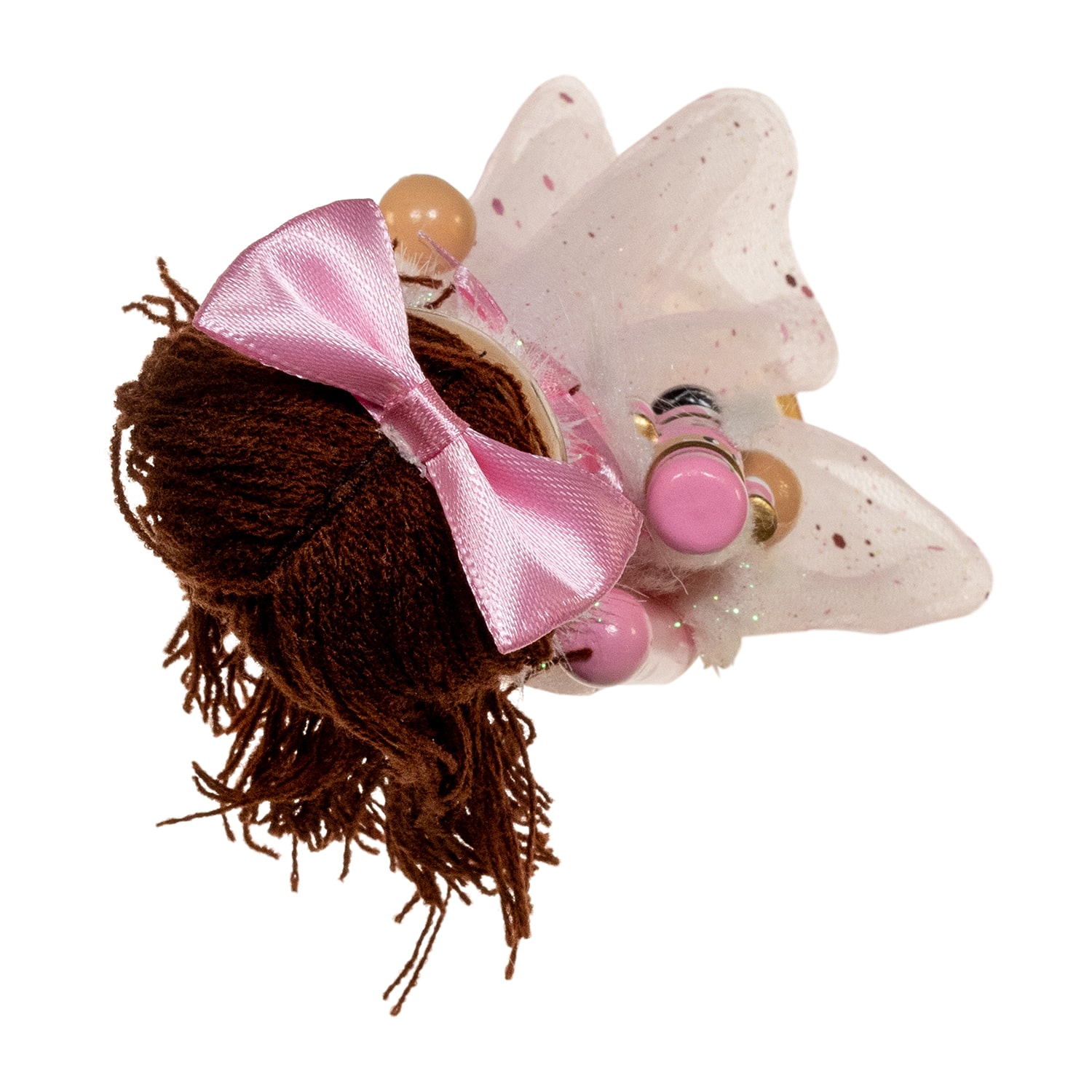 Kurt Adler 12" Pink Clara With Brunette Hair Ballerina Christmas Nutcracker