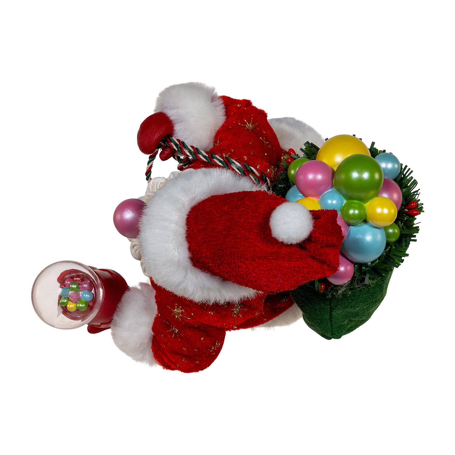 Kurt Adler 10.5" Bubblegum Christmas Santa Figurine