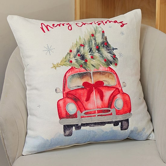 Vibhsa Accent Holiday Square Throw Pillow