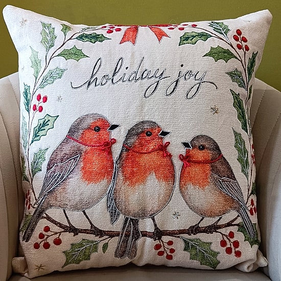 Vibhsa Accent Holiday Square Throw Pillow