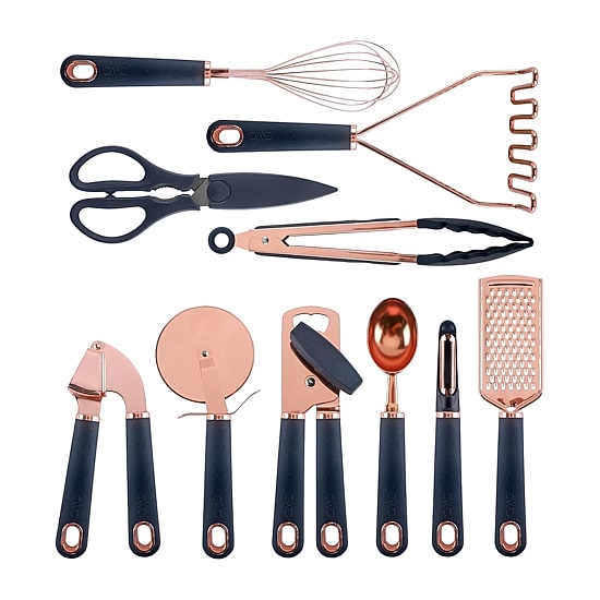 Cook with Color Stainless Steel 10-pc. Kitchen Utensil Set