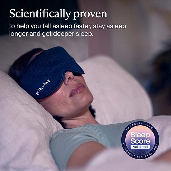 SleepMask Blackout Eye Mask with Vibration Therapy
