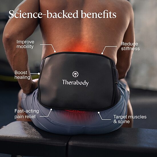 ThermBack Heat Vibration & LED Wrap for Back Pain