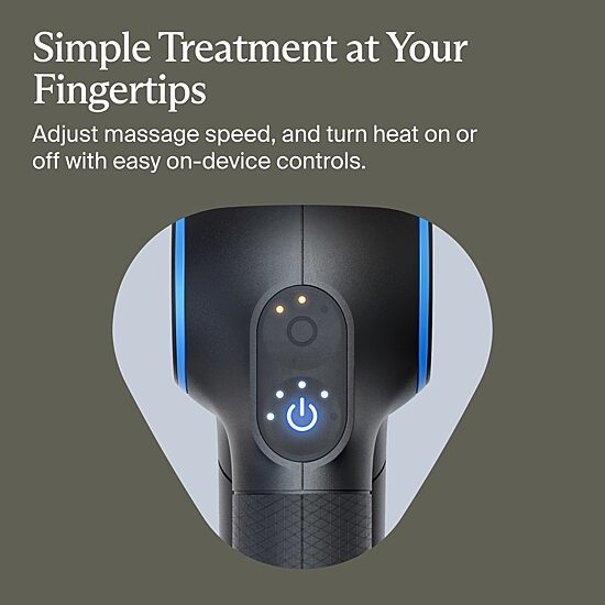 Theragun Prime Plus - Powerful Massage Enhanced With Heat For Faster Warm-Up and Recovery - Black