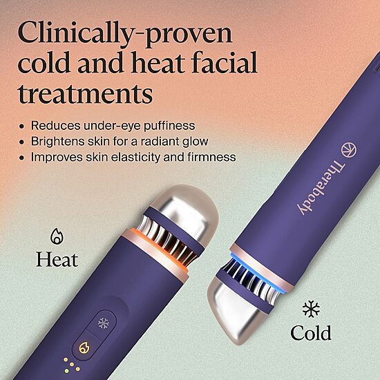 Theraface Depuffing Hot & Cold Therapy Skin Care Wand - Indigo