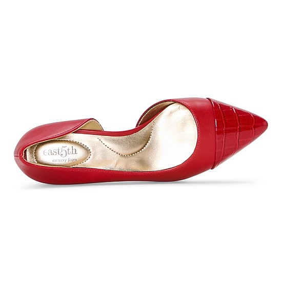 east 5th Dion Womens Pointed Closed Toe Kitten Heel Pumps