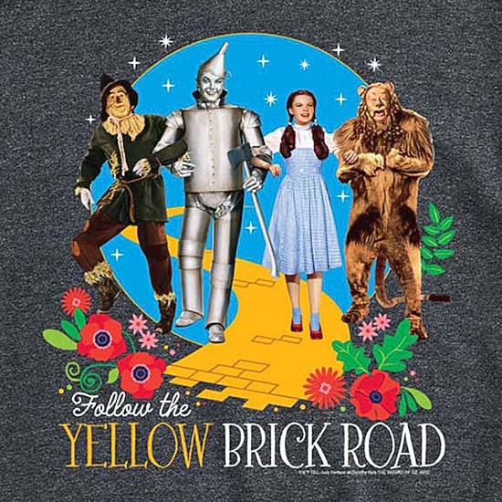 Mens Short Sleeve The Wizard of Oz Graphic T-Shirt