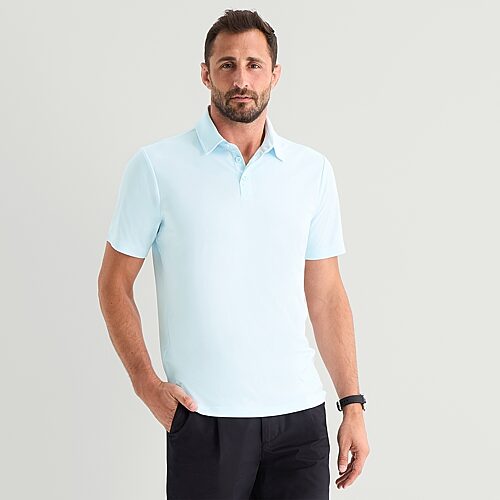 Stylus Mens Regular Fit Short Sleeve Polo Shirt, X-large, Blue