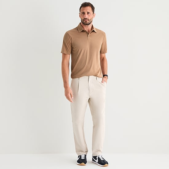 Stylus Mens Regular Fit Short Sleeve Polo Shirt
