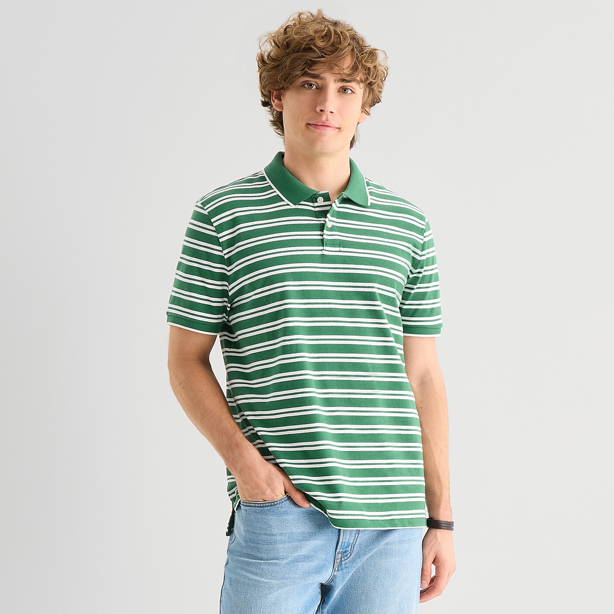 Arizona Mens Regular Fit Short Sleeve Polo Shirt