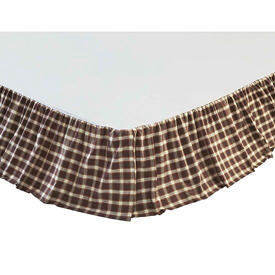 VHC Brands Sheridan Rustic Brown Reversible Euro Sham